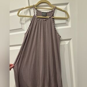 Olivia Rae dress brown stripes XS/S